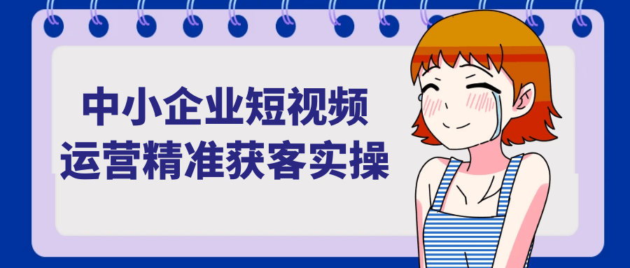 中小企业短视频运营精准获客实操-千城资源网