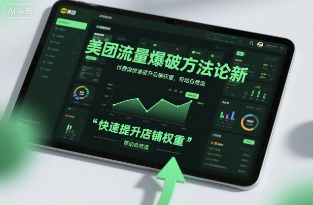 美团流量爆破方法论，付费流快速提升店铺权重，带动自然流-千城资源网