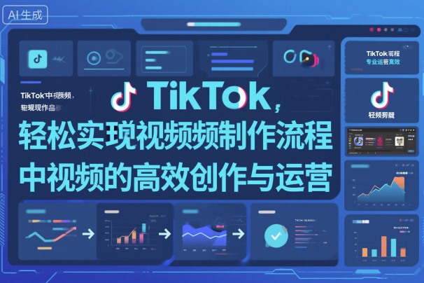 TikTok中视频制做流程，轻松实现Tk中视频的高效创作与运营-千城资源网