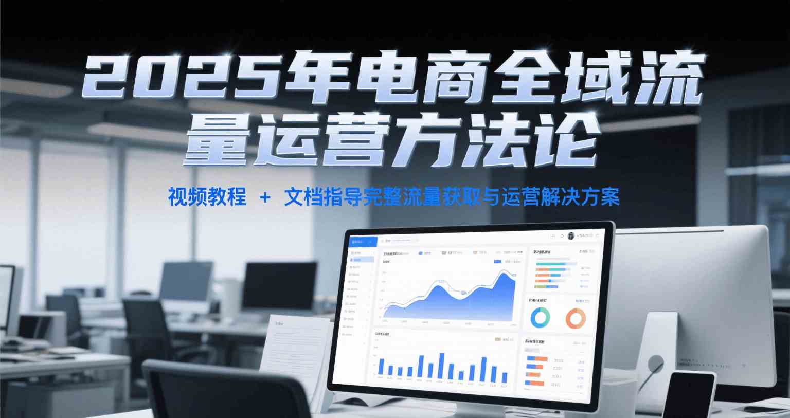 2025年电商全域流量运营方法论，视频教程+文档指导完整流量获取与运营解决方案-千城资源网