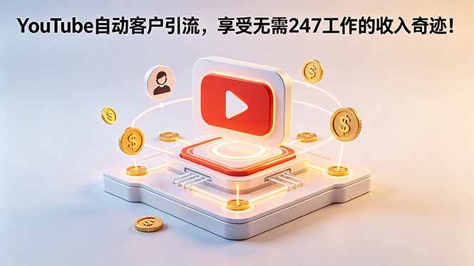 （18658期）YouTube 自动客户引流，享受无需 247 工作的收入奇迹！【原创双语字幕】-千城资源网