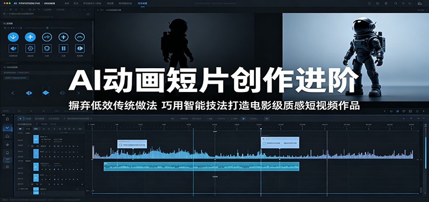 AI动画短片创作进阶：摒弃低效传统做法，巧用智能技法打造电影级质感短视频作品-千城资源网