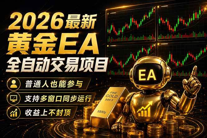 （18230期）最新黄金EA量化赛道，全程自动执行，多窗口操作直接放大结果-千城资源网