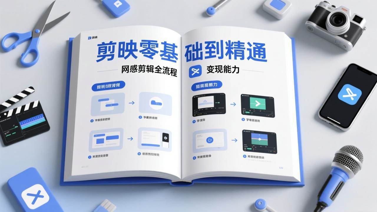 （17473期）剪映零基础也能快速上手，从入门到精通掌握网感剪辑全流程，掌握能直接变现的剪辑能力-千城资源网