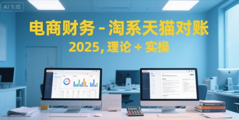 电商财务-淘系天猫对账2025，理论+实操-千城资源网