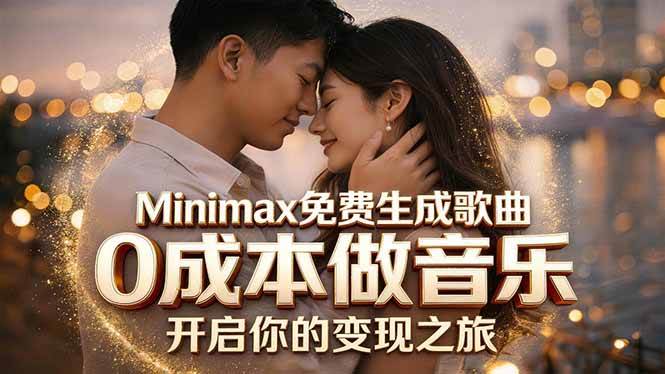 （18401期）Minimax免费生成歌曲实测！0成本做音乐，说唱流行Lofi一键生成-千城资源网
