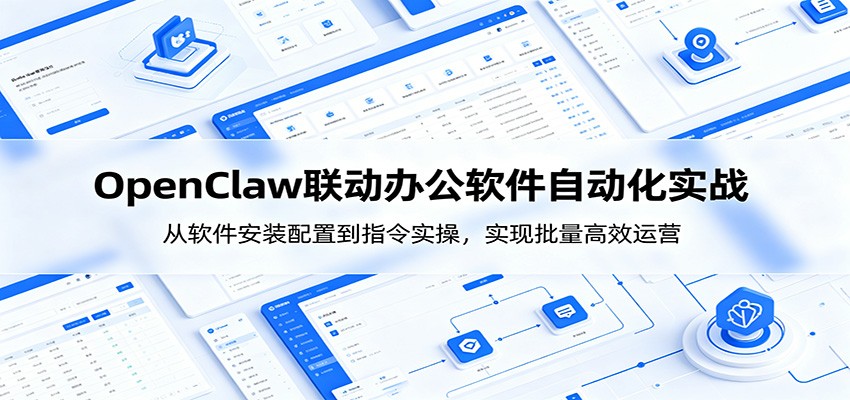 OpenClaw自动化实操课：从软件安装配置到指令实操，实现批量高效运营-千城资源网
