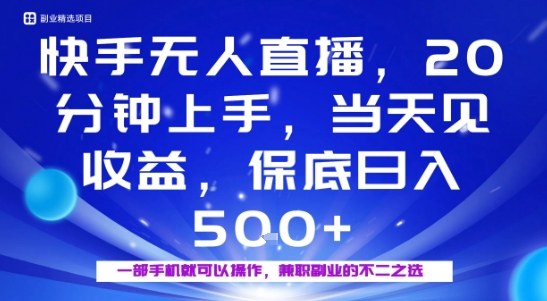 20分钟能上手，当天就能出收益，不賺钱我赔你，兼职副业的不二之选【揭秘】-千城资源网