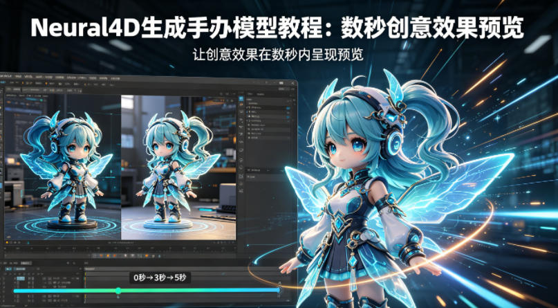 Neural4D生成手办模型教程，让创意效果在数秒内呈现预览-千城资源网