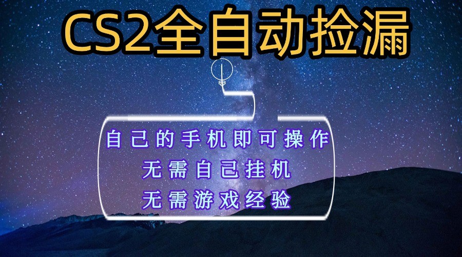 全自动捡漏，不用自己挂机不用玩游戏，自己的手机即可操作，新手小白轻松月入1W+-千城资源网
