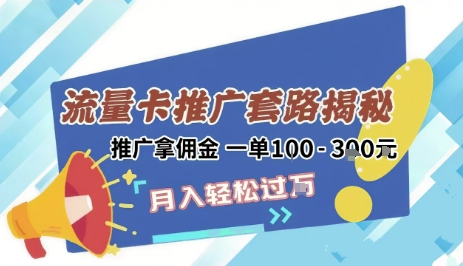 2025年外面卖1500的流量卡项目最新玩法，绿色无门槛对新手非常友好，日入3张+-千城资源网
