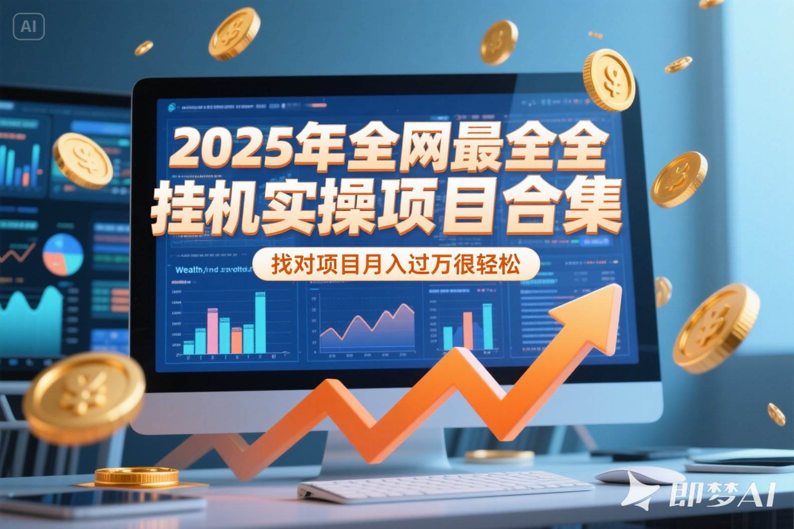 （15303期）2025年挂机实操项目实操演练，挂机类型，AI直播类型，轻资产创业类型…-千城资源网