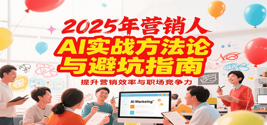 2025年营销实战方法论与避坑指南，利用AI提升营销效率与职场竞争力-千城资源网