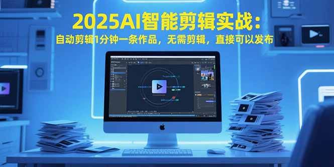 （15504期）2025AI智能剪辑实战：自动剪辑1分钟一条作品，无需剪辑，直接可以发布-千城资源网