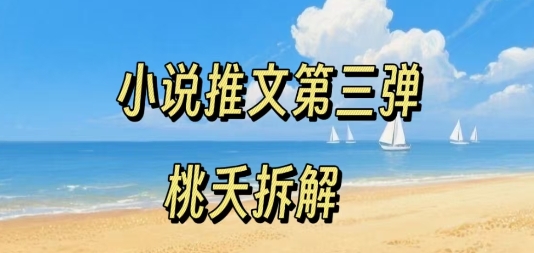 小说推文项目操作全流程第三弹，0粉就能做，门槛低非常适合新手-千城资源网