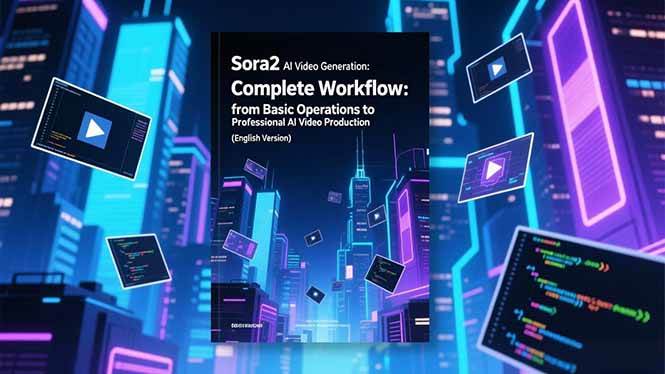 （16758期）Sora2 AI视频生成的系统教程（英文版）：从基础操作到专业级AI视频制作的完整工作流-千城资源网