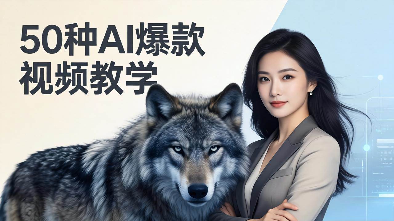 （17815期）50种AI爆款视频教学：影视级古诗词+治愈萌宠+山海经蛟龙，高阶宝典商业落地-千城资源网