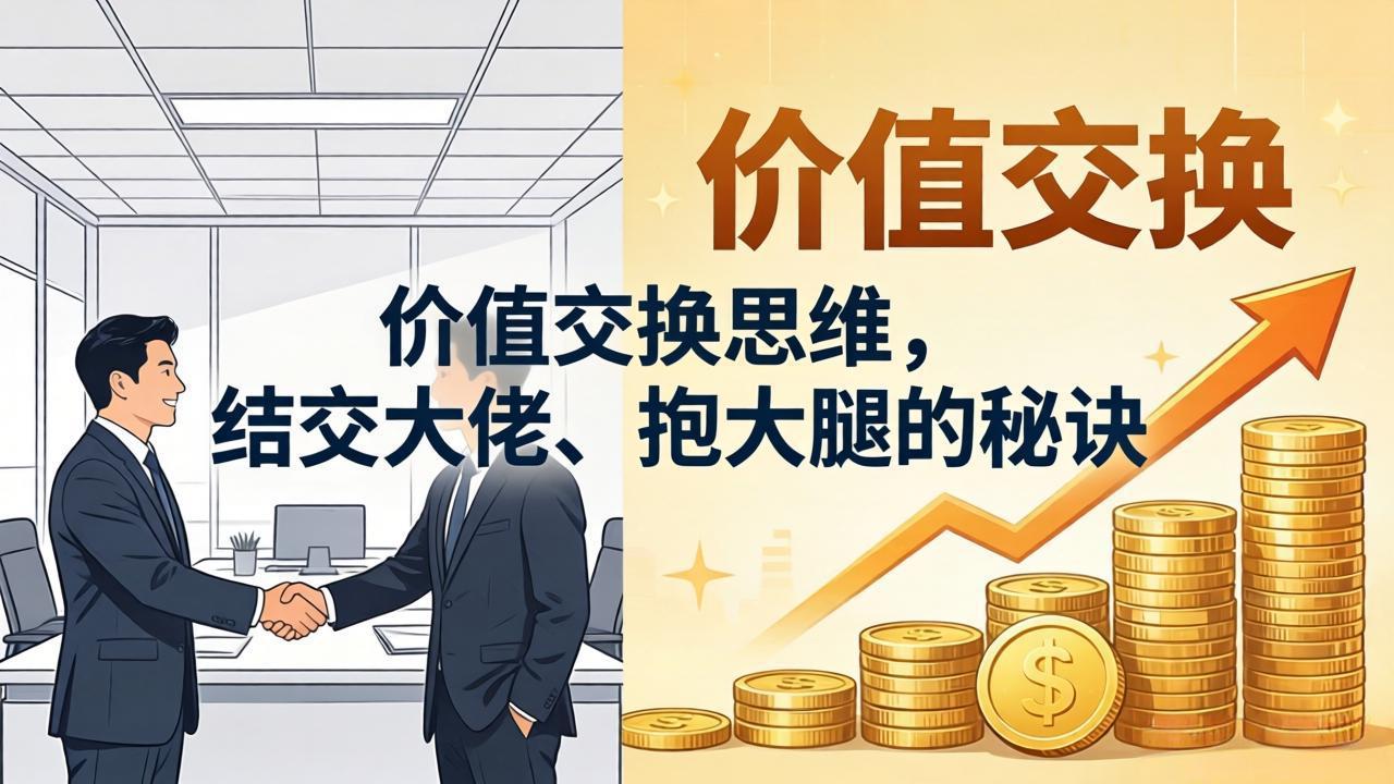 某付费文章：价值交换思维，结交大佬、抱大腿的秘诀-千城资源网